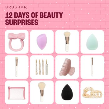 BrushArt 12 Days of Beauty Surprises Advent Calendar Calendar de Crăciun